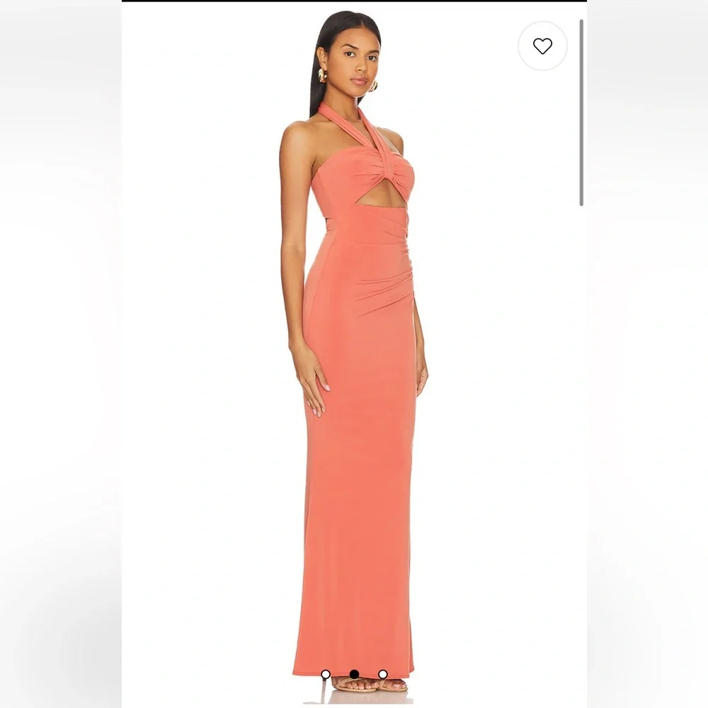 KATIE MAY Amber Gown in Rust - Picture 2 of 9